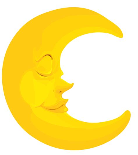 moon clip art free|More.